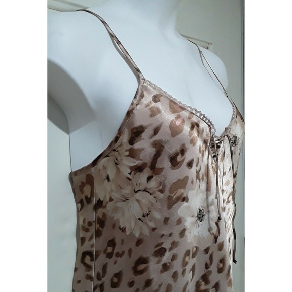 Vintage Negligee, Sophia By Delicates Floral Chemise Size M Nightgown - Picture 2 of 7